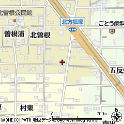 愛知県一宮市北方町北方北曽根200周辺の地図