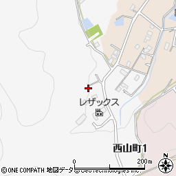 岐阜県多治見市西山町周辺の地図