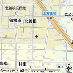 愛知県一宮市北方町北方北曽根193周辺の地図
