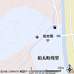 島根県安来市伯太町母里周辺の地図