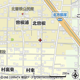 愛知県一宮市北方町北方北曽根191周辺の地図