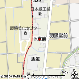 愛知県犬山市羽黒下堂前周辺の地図