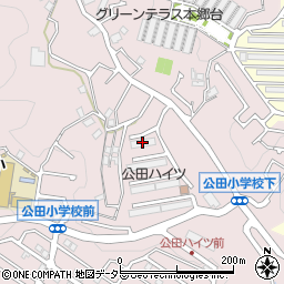 公田ハイツ１号棟周辺の地図