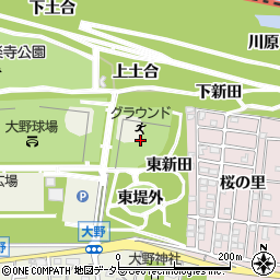 愛知県一宮市浅井町大野古屋敷北周辺の地図