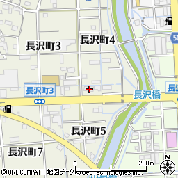 岐阜県大垣市長沢町4丁目35周辺の地図