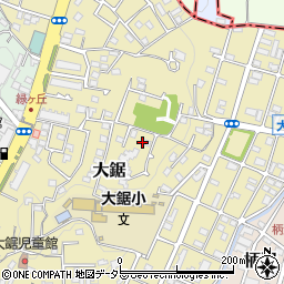 神奈川県藤沢市大鋸周辺の地図
