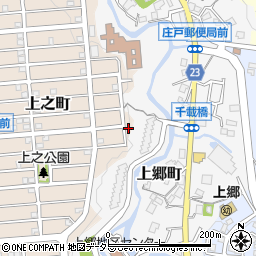 神奈川県横浜市栄区上之町33周辺の地図