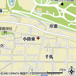 愛知県一宮市光明寺小路東35周辺の地図
