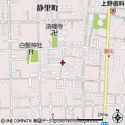 岐阜県大垣市静里町周辺の地図