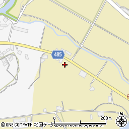 京都府綾部市白道路町（五反田）周辺の地図