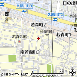岐阜県大垣市南若森町626-2周辺の地図