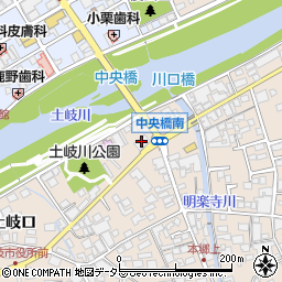 十六銀行土岐支店周辺の地図