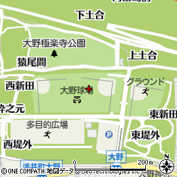 愛知県一宮市浅井町大野十三歩周辺の地図