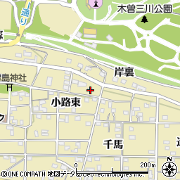 愛知県一宮市光明寺小路東22周辺の地図