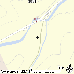 兵庫県養父市安井663周辺の地図