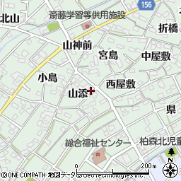 愛知県丹羽郡扶桑町斎藤山添8周辺の地図