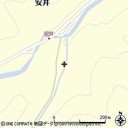 兵庫県養父市安井647周辺の地図