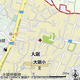 神奈川県藤沢市大鋸1112-1周辺の地図