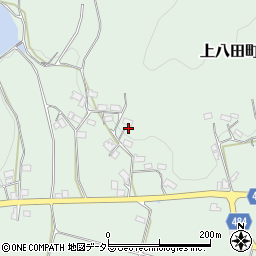 京都府綾部市上八田町影津戸周辺の地図