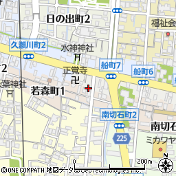 岐阜県大垣市若森町1丁目1222周辺の地図