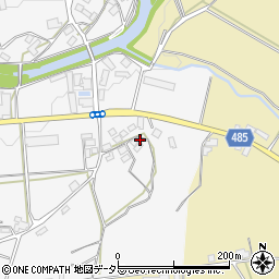 京都府綾部市物部町（東樋ノ口）周辺の地図