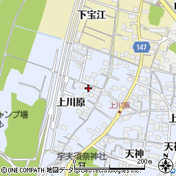 愛知県一宮市木曽川町里小牧上川原60周辺の地図