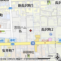 岐阜県大垣市寿町27周辺の地図