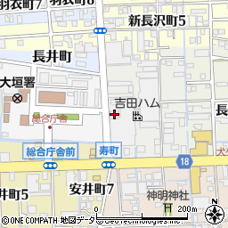 岐阜県大垣市寿町5周辺の地図