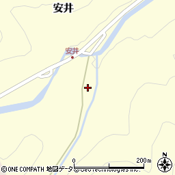 兵庫県養父市安井643周辺の地図