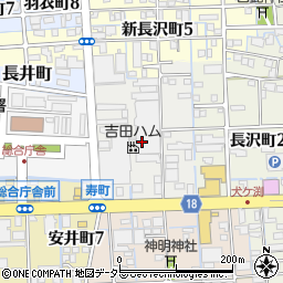 岐阜県大垣市寿町周辺の地図