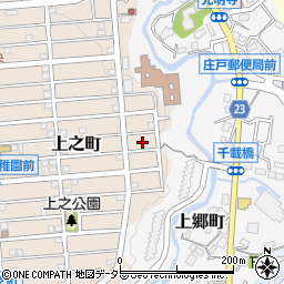 神奈川県横浜市栄区上之町27周辺の地図