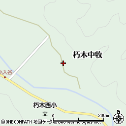 滋賀県高島市朽木中牧264周辺の地図