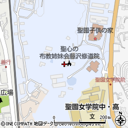 神奈川県藤沢市みその台周辺の地図