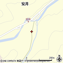 兵庫県養父市安井640周辺の地図