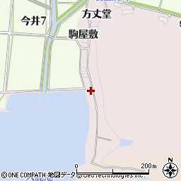 愛知県犬山市今井方丈堂周辺の地図