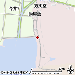 愛知県犬山市今井（方丈堂）周辺の地図