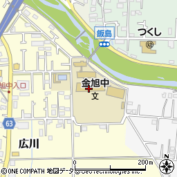 平塚市立金旭中学校周辺の地図