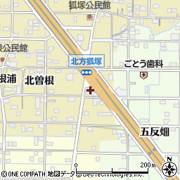 愛知県一宮市北方町北方北曽根204周辺の地図