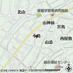 愛知県丹羽郡扶桑町斎藤小島周辺の地図