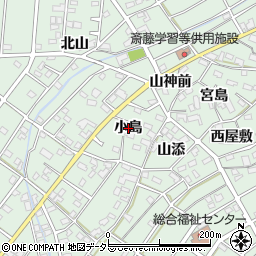 愛知県扶桑町（丹羽郡）斎藤（小島）周辺の地図