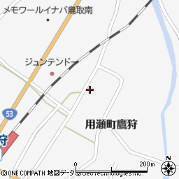 鳥取県鳥取市用瀬町鷹狩117周辺の地図