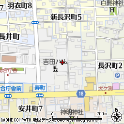 岐阜県大垣市寿町14周辺の地図