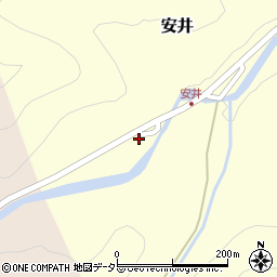 兵庫県養父市安井939周辺の地図