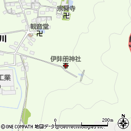 伊弉册神社周辺の地図