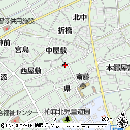 愛知県丹羽郡扶桑町斎藤中道北周辺の地図