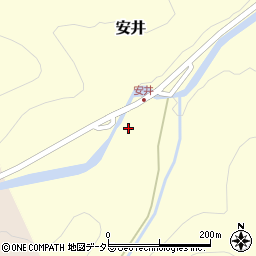 兵庫県養父市安井672周辺の地図