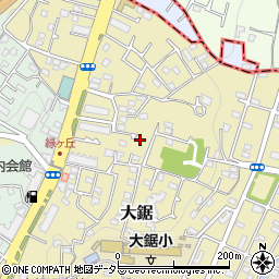 神奈川県藤沢市大鋸1108周辺の地図