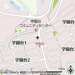 岐阜県瑞浪市学園台周辺の地図