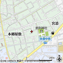 愛知県丹羽郡扶桑町斎藤東屋敷周辺の地図
