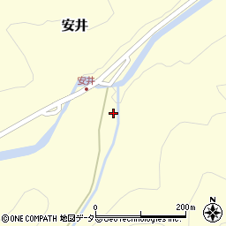 兵庫県養父市安井628周辺の地図
